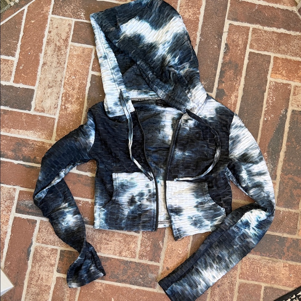 Kids Tie-Dye Cropped Jacket